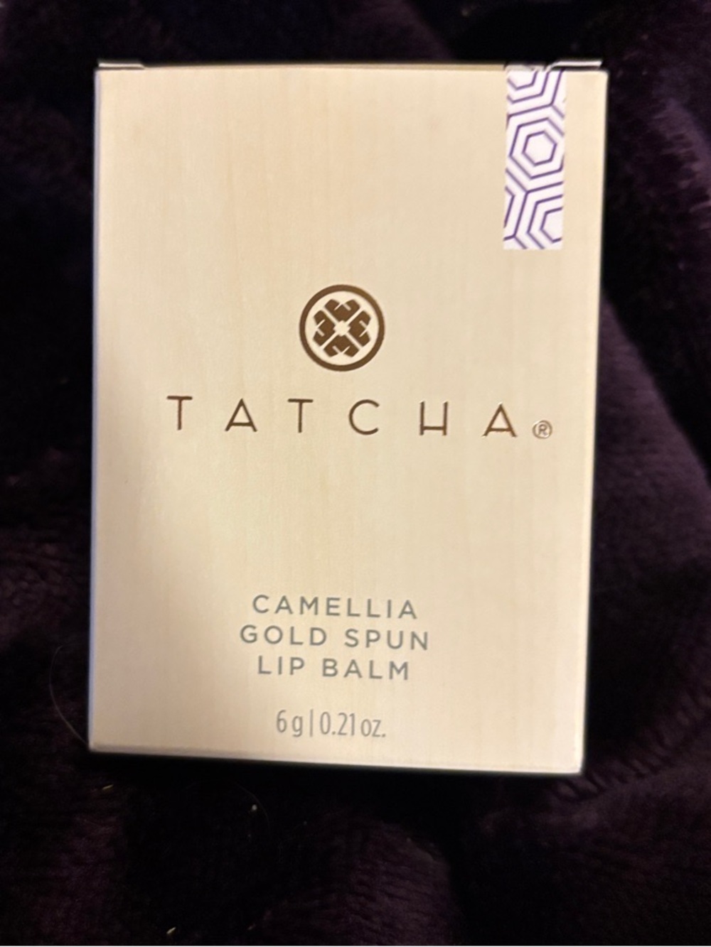 Tatcha Camellia Gold Spun Lip Balm - Gold